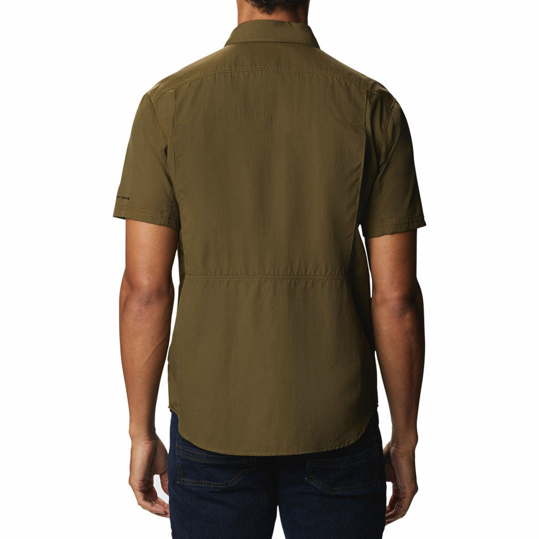 Columbia Men Olive Silver Ridge 2.0 Short Sleeve Shirt