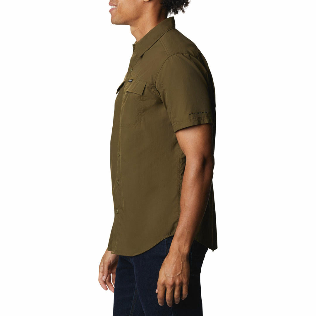 Columbia Men Olive Silver Ridge 2.0 Short Sleeve Shirt