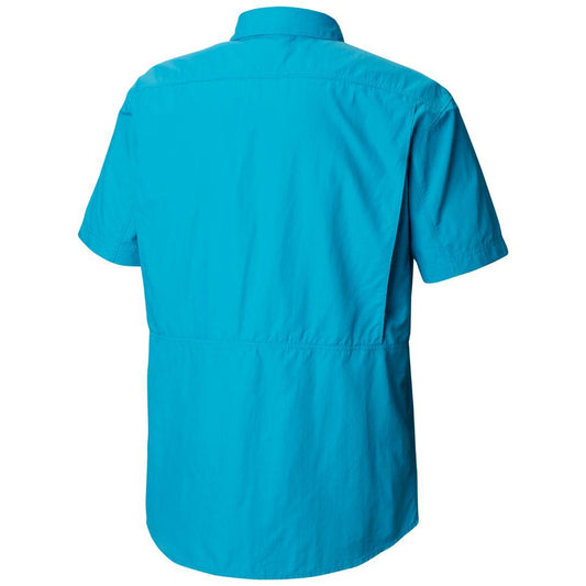 Columbia Men Blue Silver Ridge 2.0 Short Sleeve Shirt
