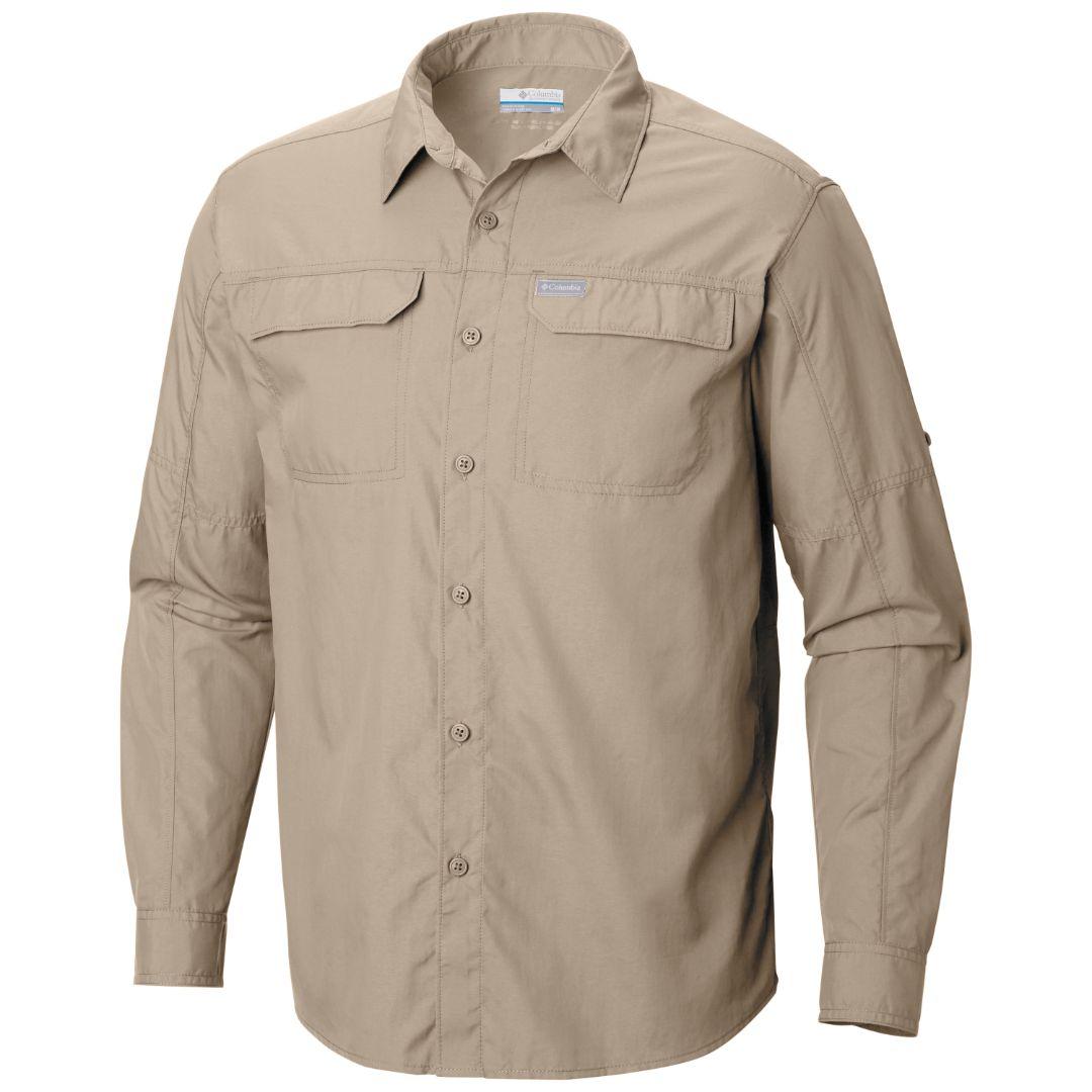 Columbia Men Brown Silver Ridge 2.0 Long Sleeve Shirt