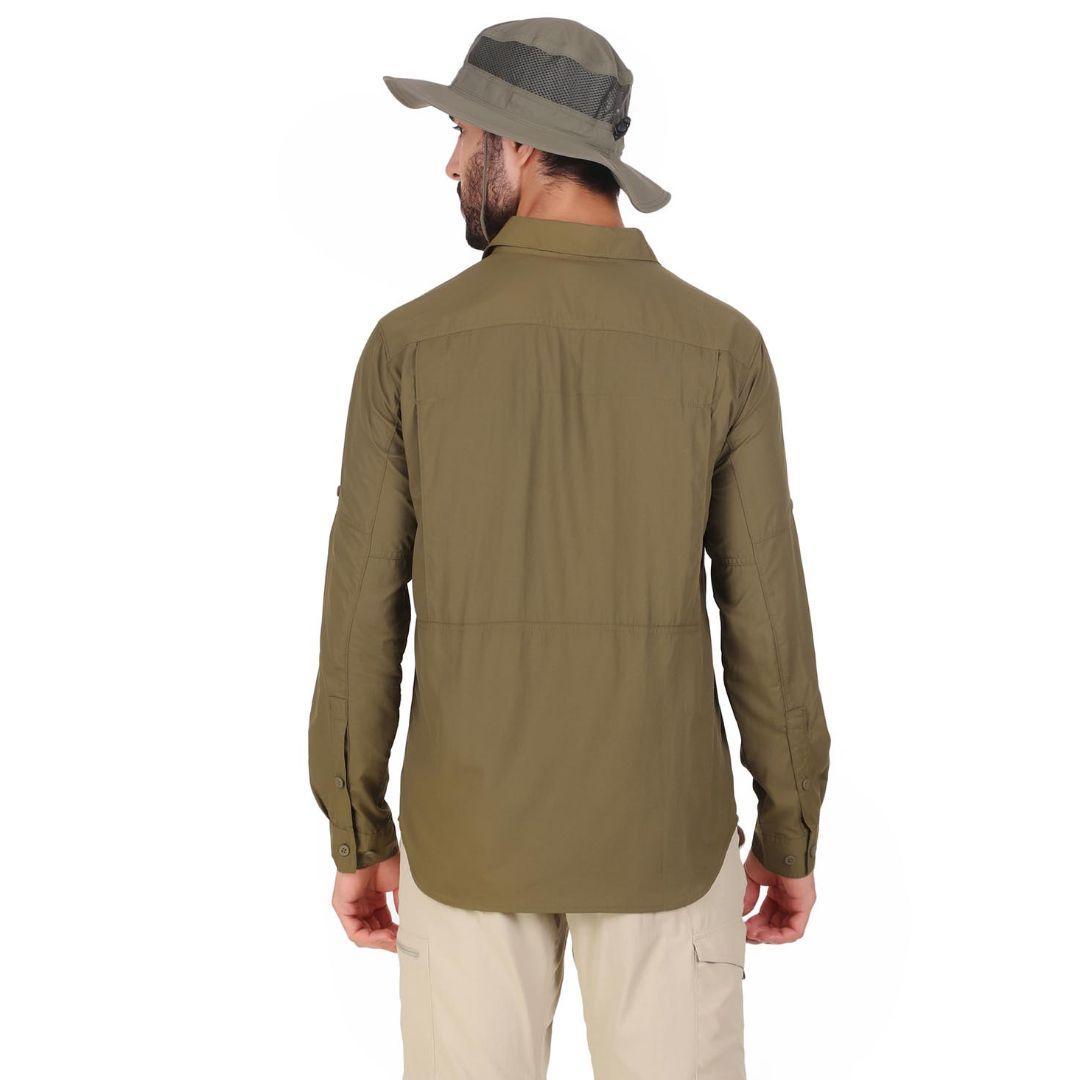 Columbia Men Olive Silver Ridge 2.0 Long Sleeve Shirt
