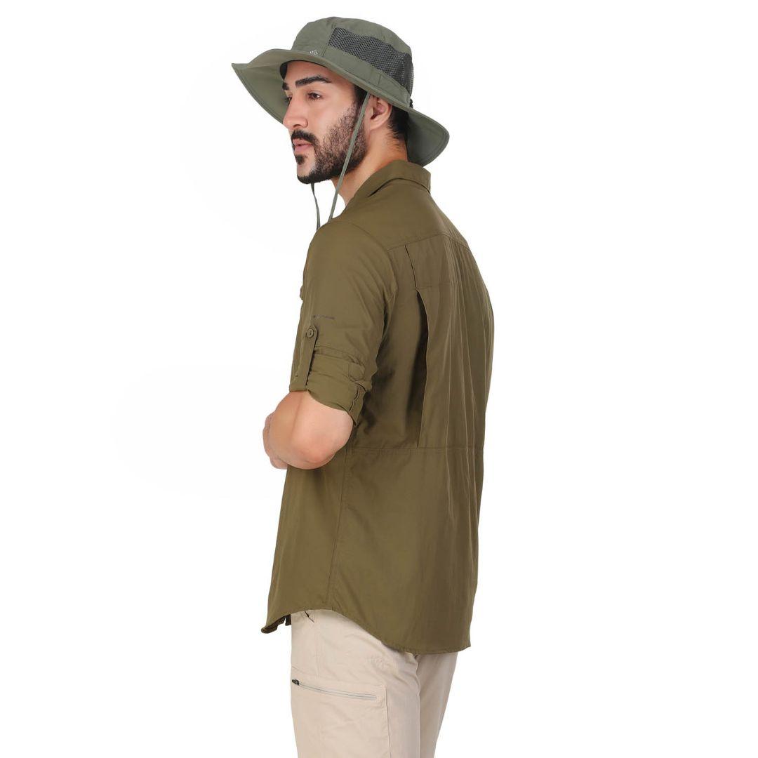 Columbia Men Olive Silver Ridge 2.0 Long Sleeve Shirt