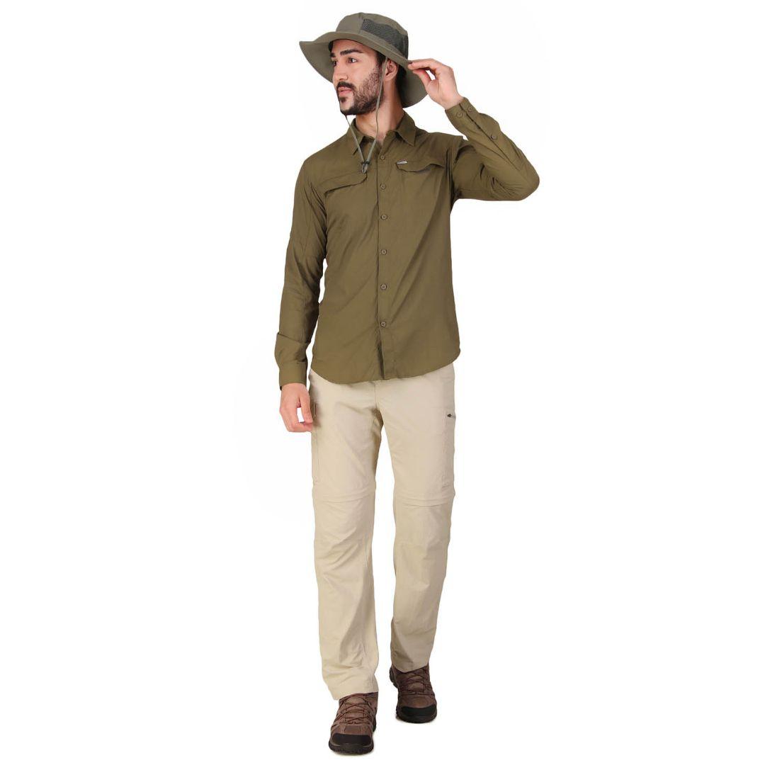Columbia Men Olive Silver Ridge 2.0 Long Sleeve Shirt
