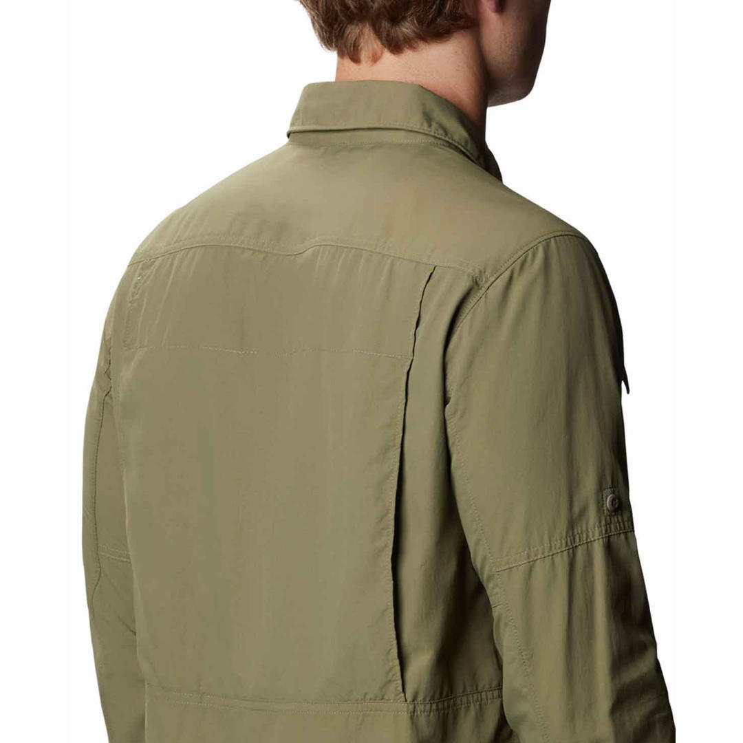 Columbia Men Olive Silver Ridge 2.0 Long Sleeve Shirt