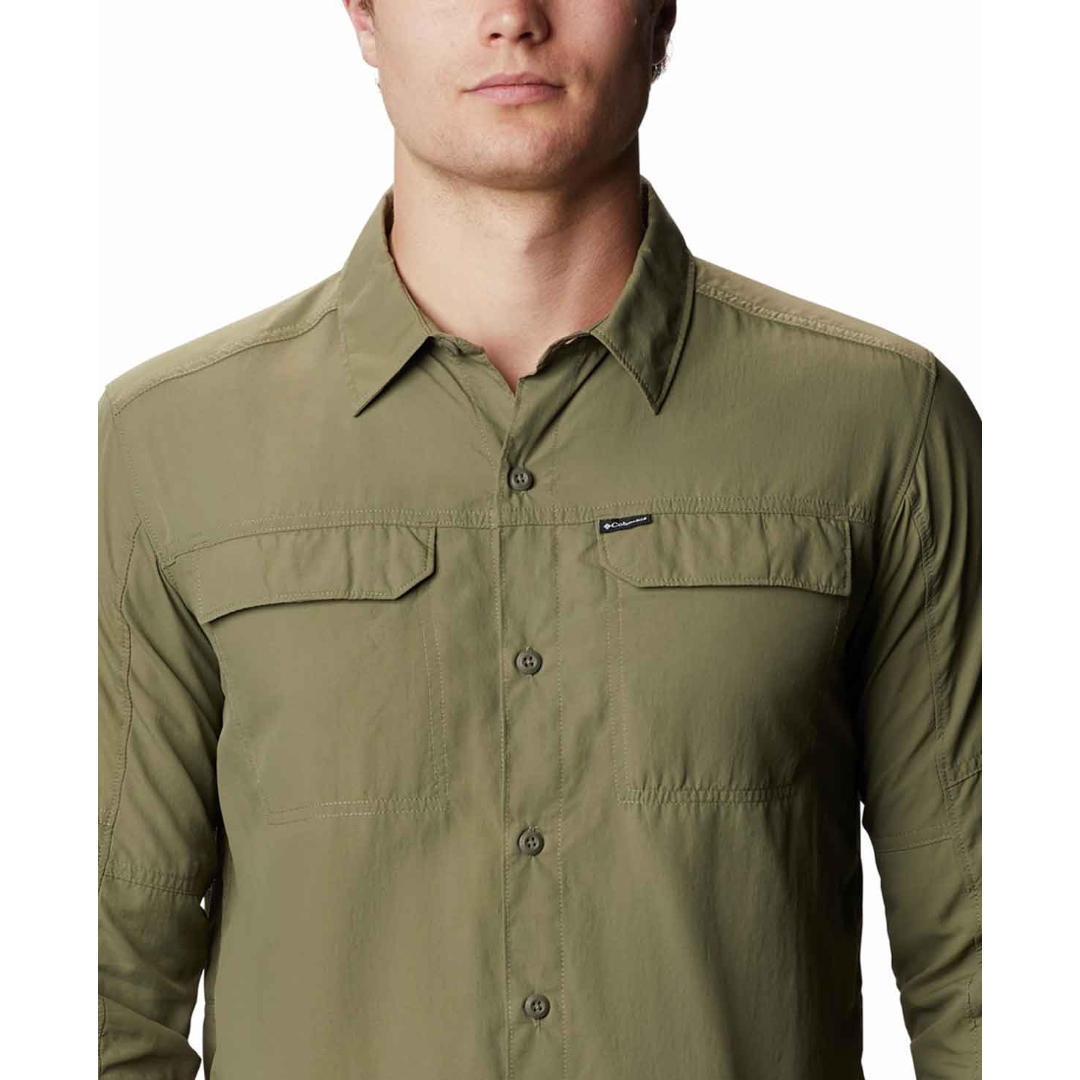 Columbia Men Olive Silver Ridge 2.0 Long Sleeve Shirt