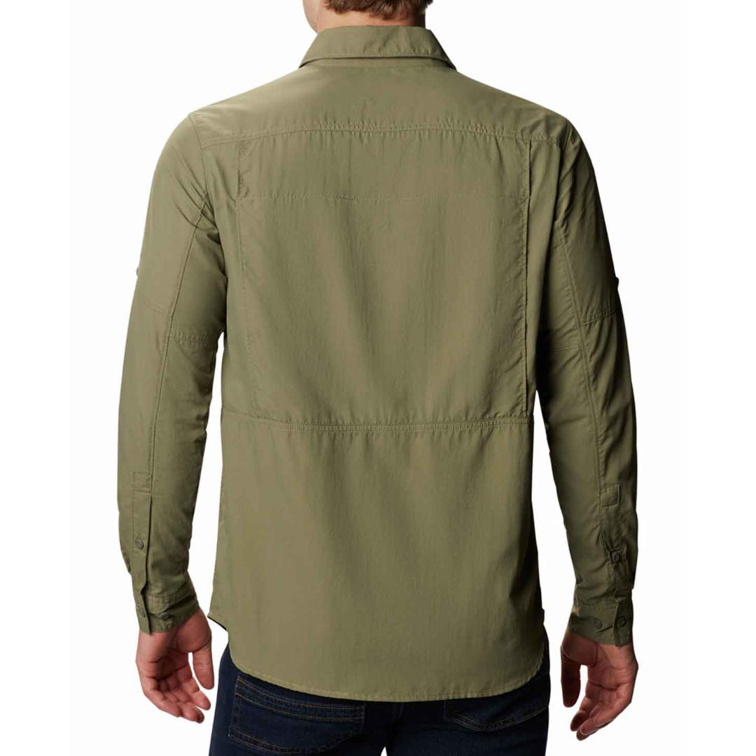 Columbia Men Olive Silver Ridge 2.0 Long Sleeve Shirt