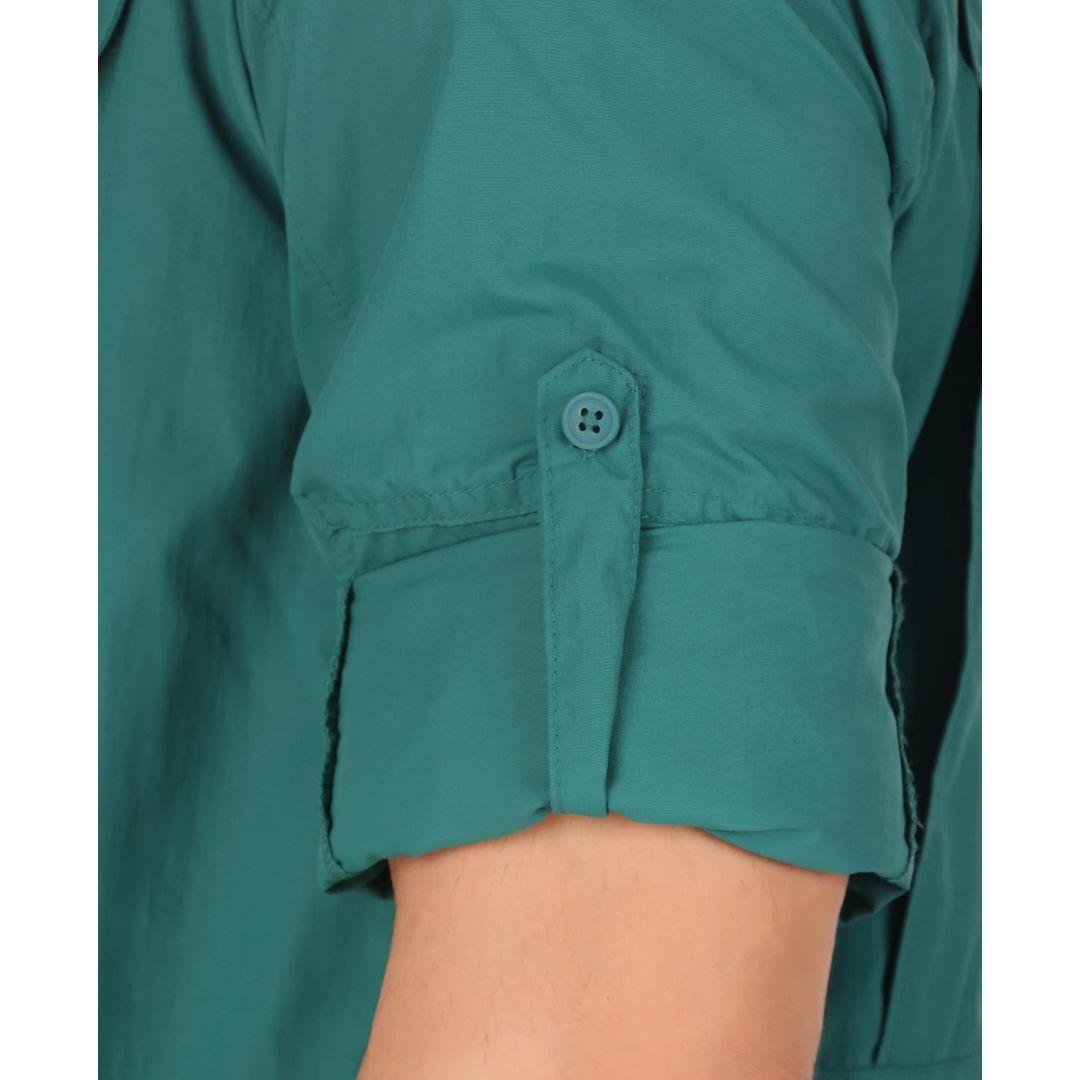 Columbia Men Blue Silver Ridge 2.0 Long Sleeve Shirt (Sun Protection)