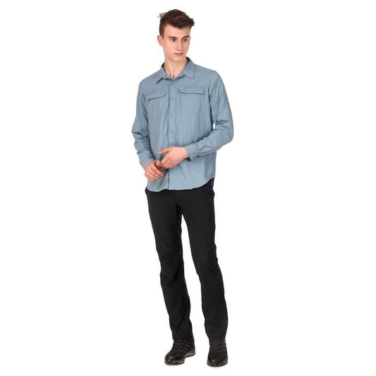 Columbia Men Blue Silver Ridge 2.0 Long Sleeve Shirt