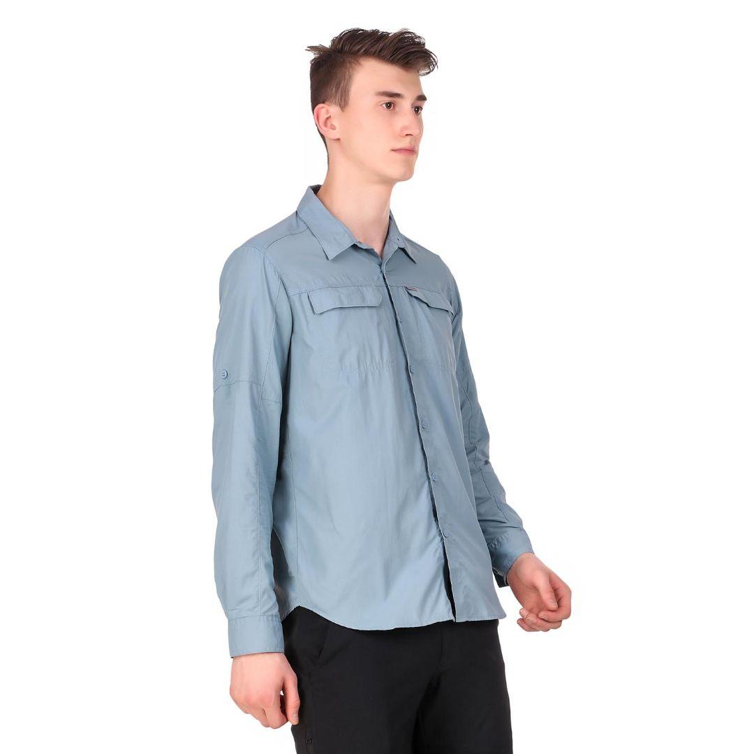Columbia Men Blue Silver Ridge 2.0 Long Sleeve Shirt