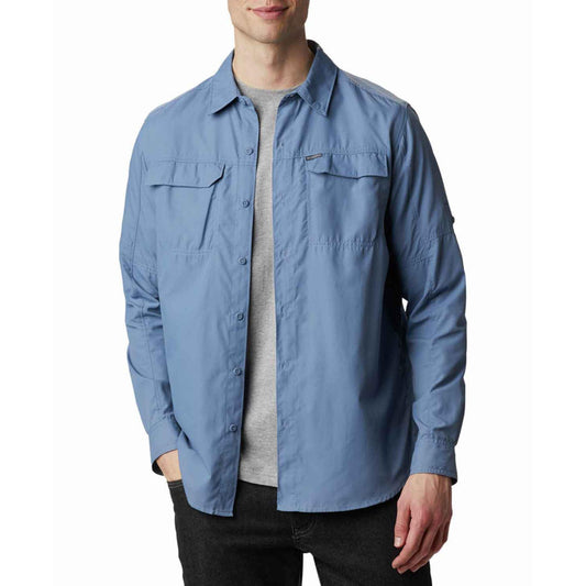 Columbia Men Blue Silver Ridge 2.0 Long Sleeve Shirt