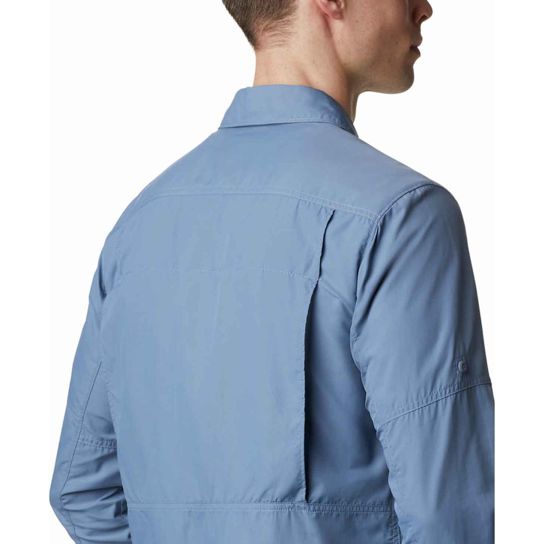 Columbia Men Blue Silver Ridge 2.0 Long Sleeve Shirt