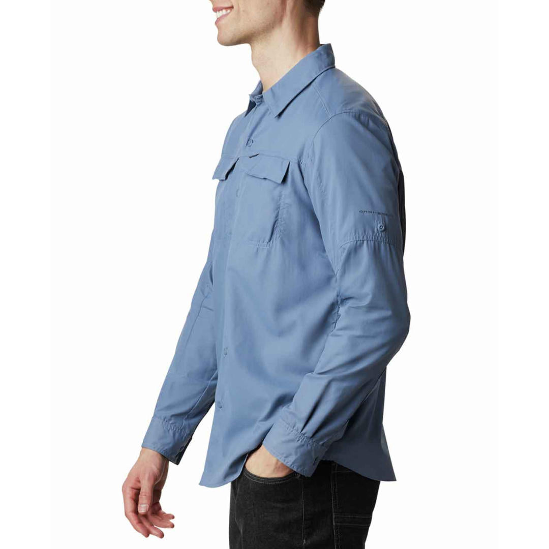 Columbia Men Blue Silver Ridge 2.0 Long Sleeve Shirt