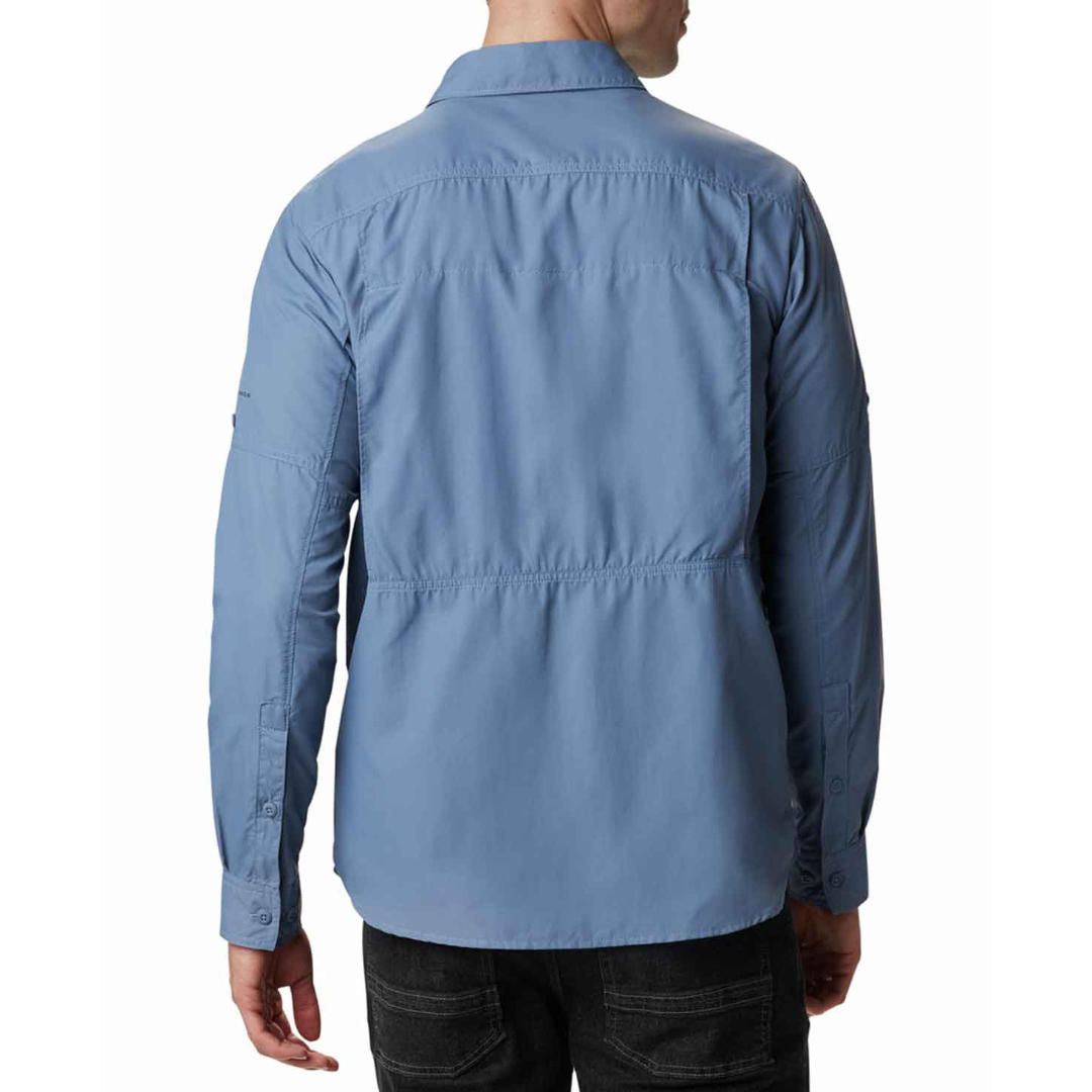 Columbia Men Blue Silver Ridge 2.0 Long Sleeve Shirt