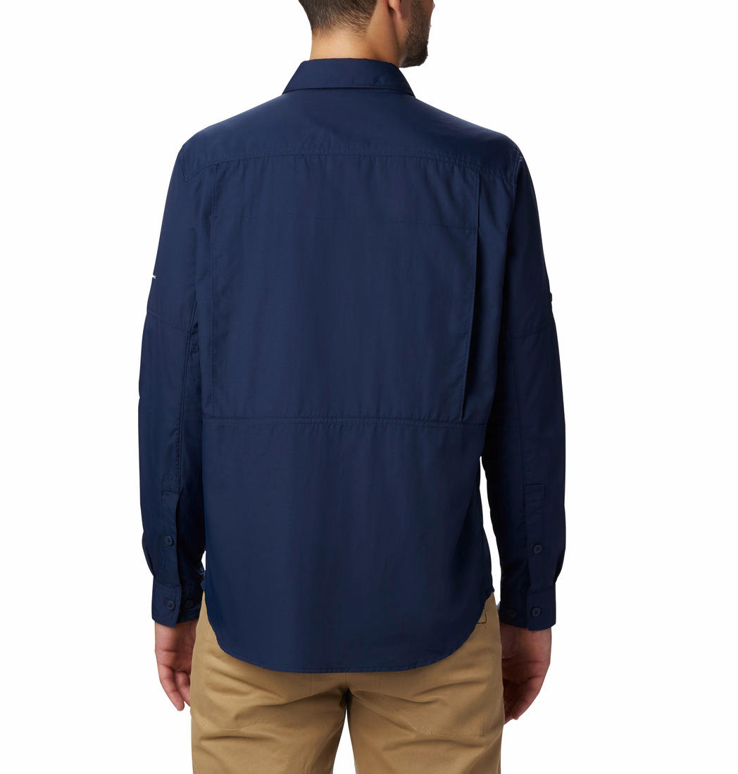 Columbia Men Navy Blue Silver Ridge 2.0 Long Sleeve Shirt