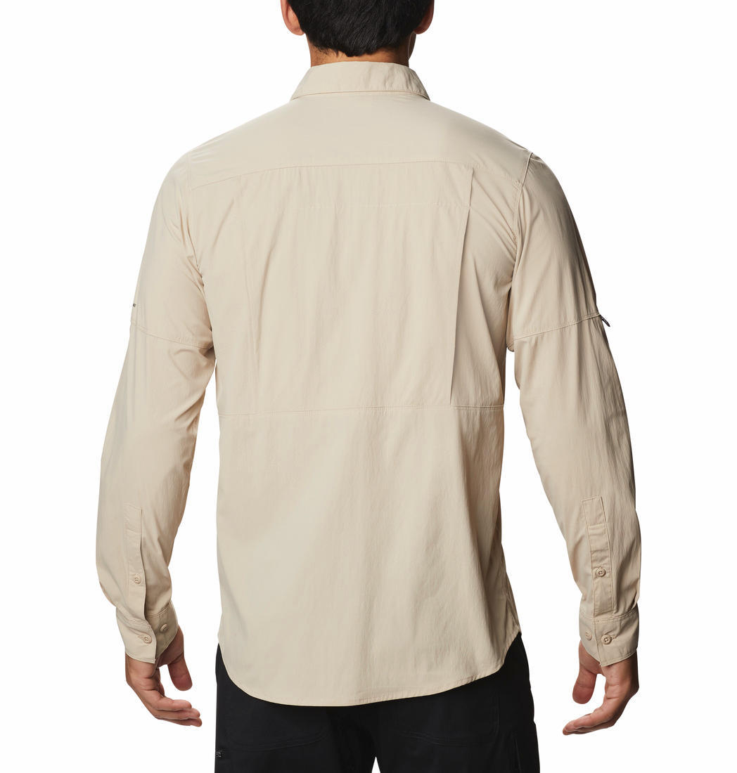 Columbia Men Brown Newton Ridge Long Sleeve (Sun Protection)