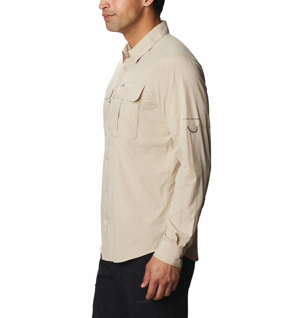 Columbia Men Brown Newton Ridge Long Sleeve (Sun Protection)