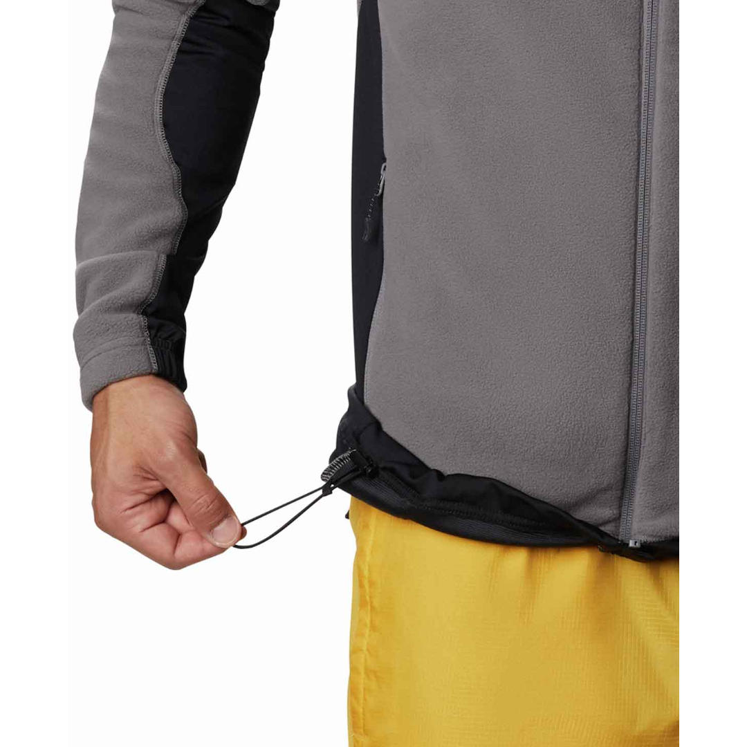 Columbia Men Grey M Polar Powder Full Zip