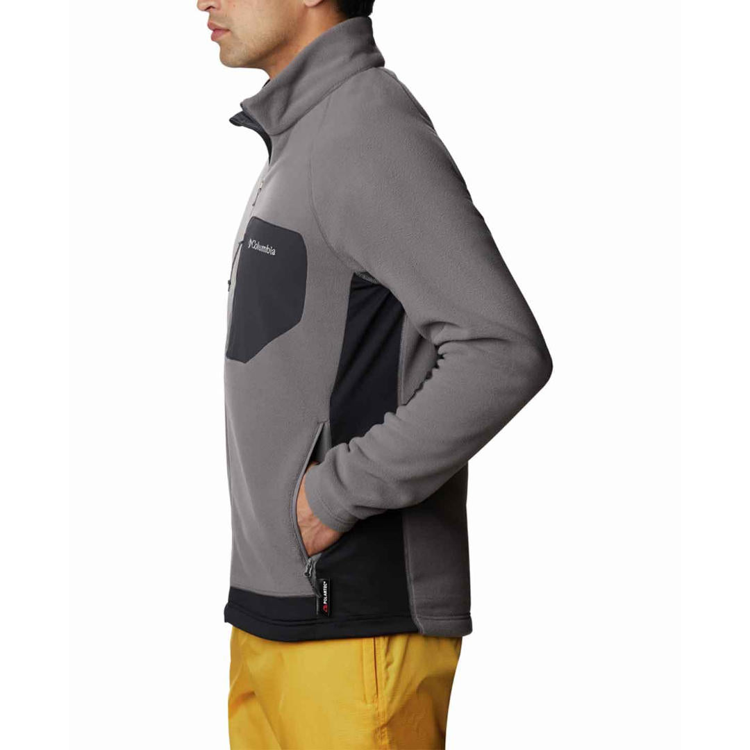 Columbia Men Grey M Polar Powder Full Zip