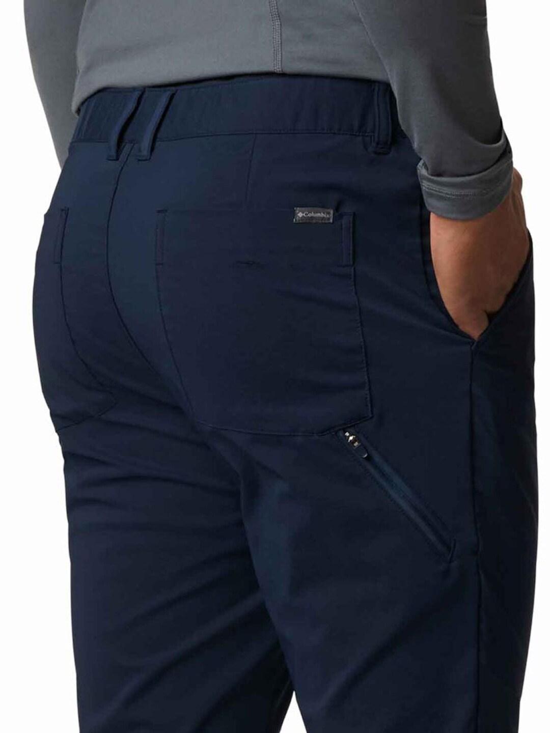 Columbia Men Blue Tech Trail Hiker Pant