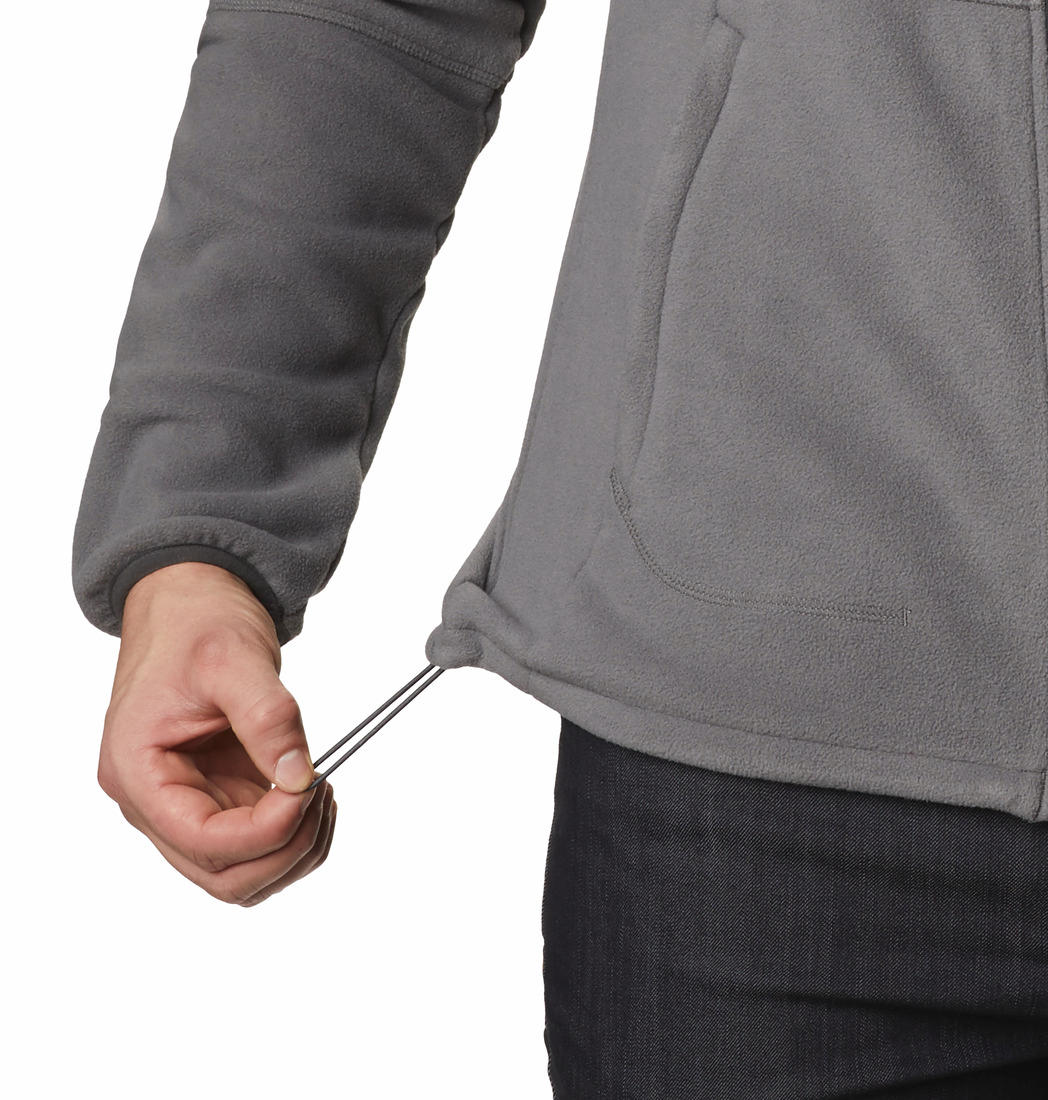 Columbia Men Grey Rapid Expedition Full Zip Fleece