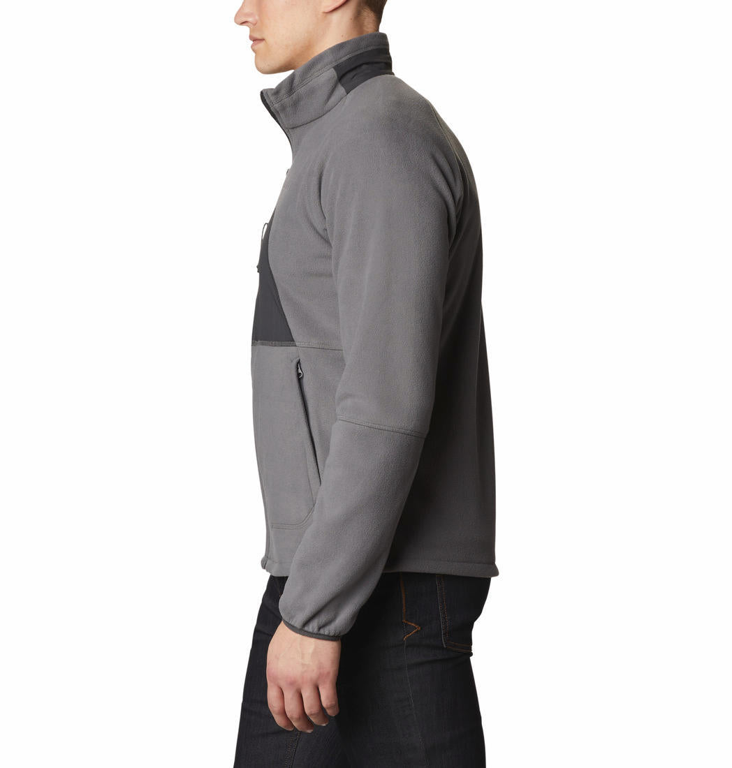 Columbia Men Grey Rapid Expedition Full Zip Fleece