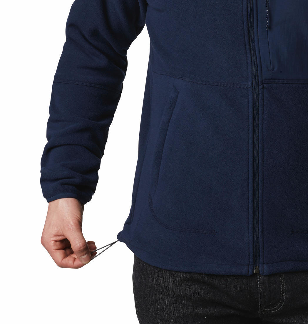 Columbia Men Blue Rapid Expedition Full Zip Fleece