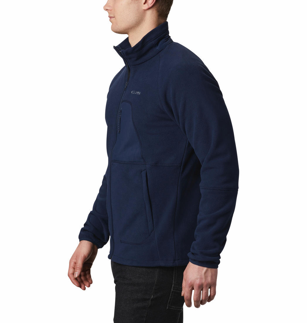 Columbia Men Blue Rapid Expedition Full Zip Fleece