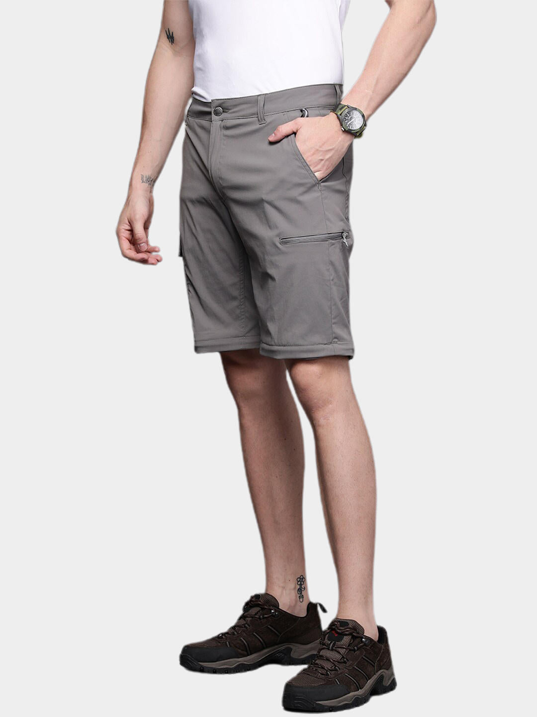 Columbia Men Grey Newton Ridge Convertible Pant
