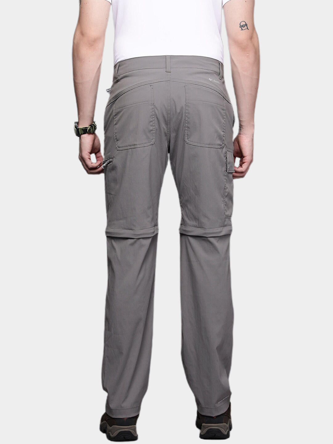 Columbia Men Grey Newton Ridge Convertible Pant