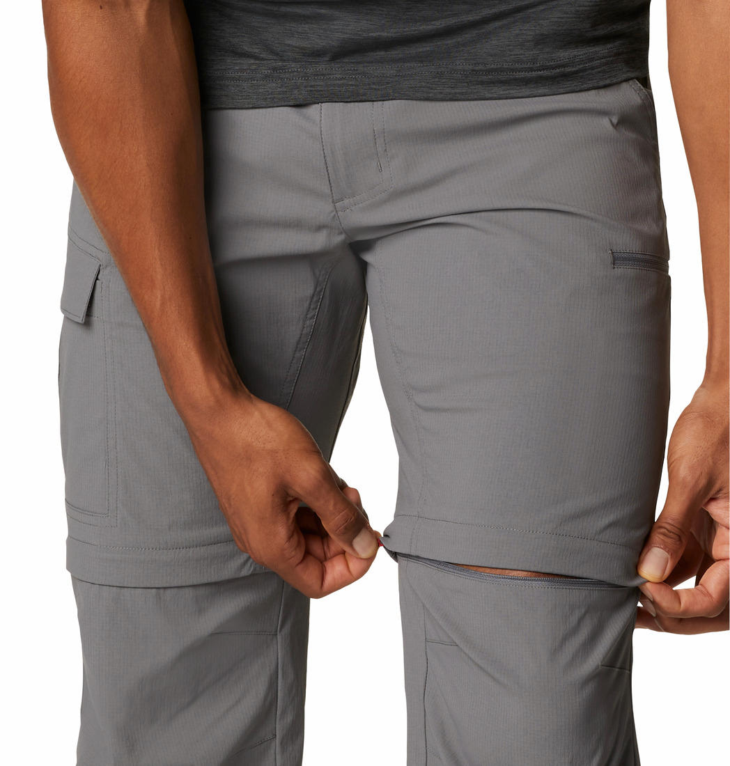 Columbia Men Grey Newton Ridge Convertible Pant