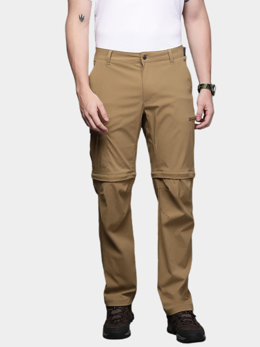 Columbia Men Brown Newton Ridge Convertible Pant