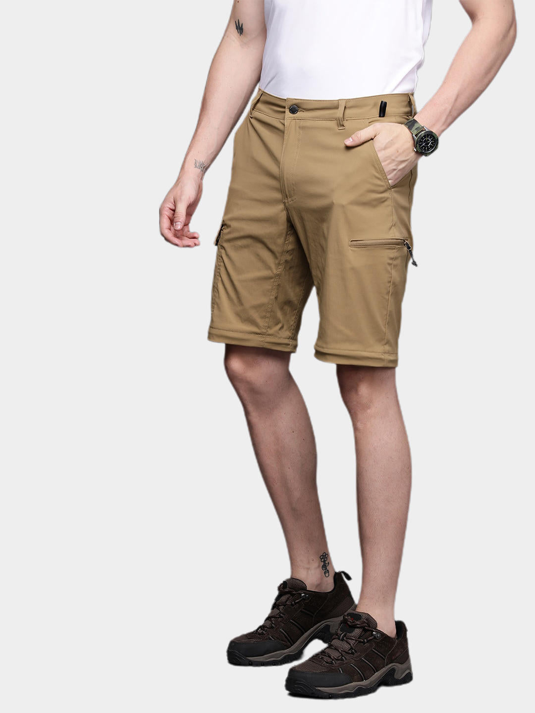 Columbia Men Brown Newton Ridge Convertible Pant