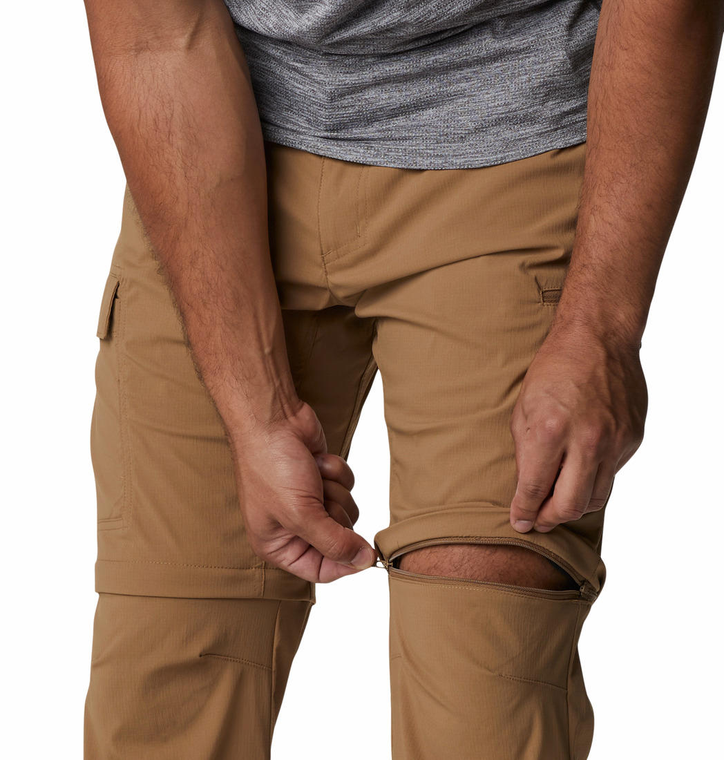 Columbia Men Brown Newton Ridge Convertible Pant