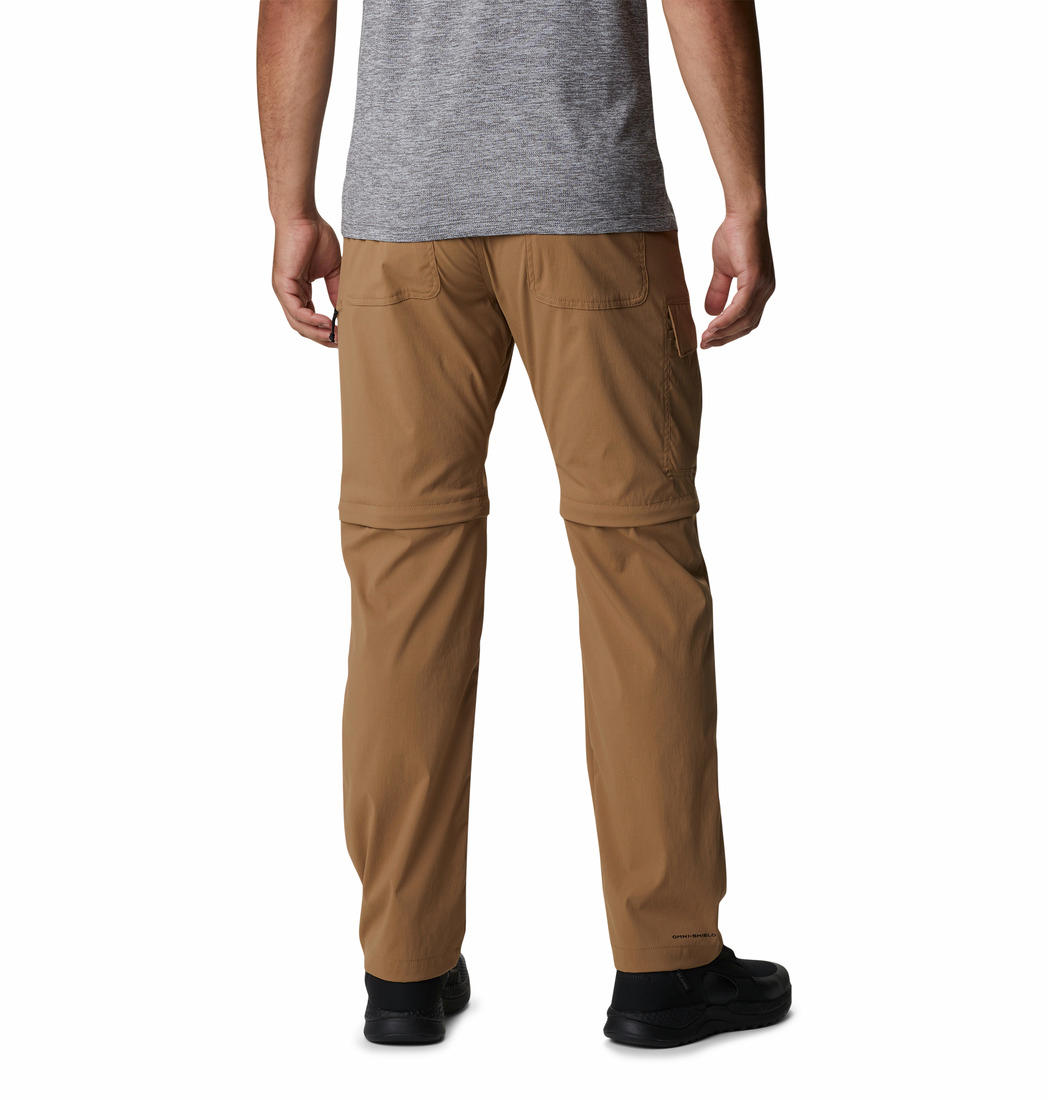 Columbia Men Brown Newton Ridge Convertible Pant
