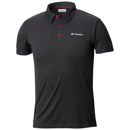 Columbia Men Black Triple Canyon Tech Polo T-Shirt