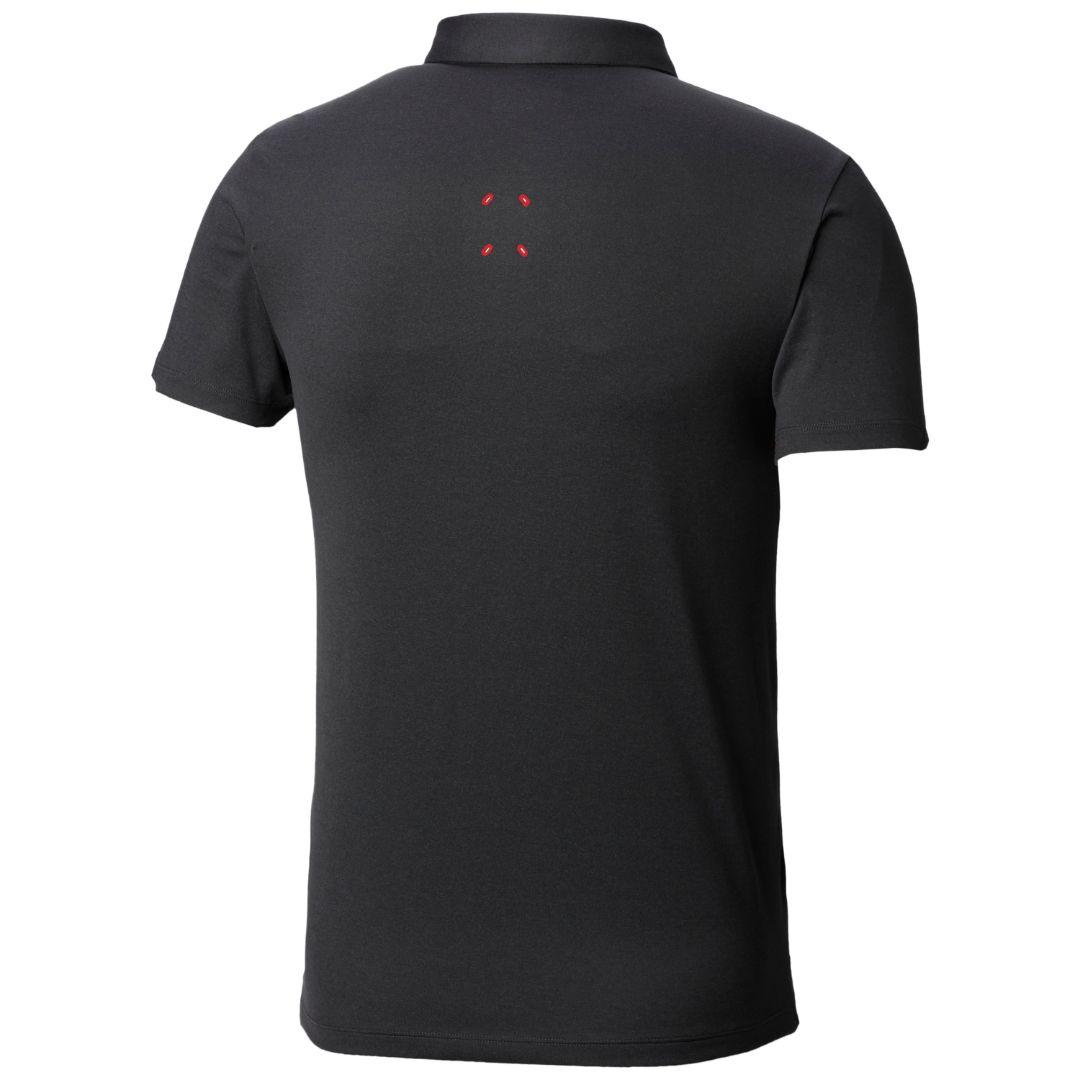 Columbia Men Black Triple Canyon Tech Polo T-Shirt