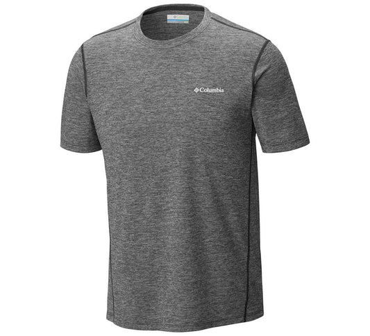 Columbia Men Grey Deschutes Runner Short Sleeve T-Shirt