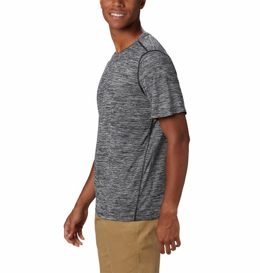 Columbia Men Grey Deschutes Runner Short Sleeve T-Shirt