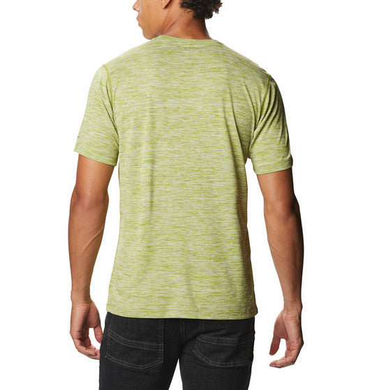 Columbia Men Green Deschutes Runner Short Sleeve T-Shirt