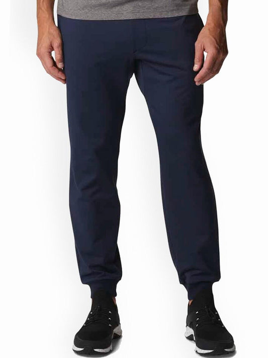 Columbia Men Navy Blue Tech Trail Knit Pant