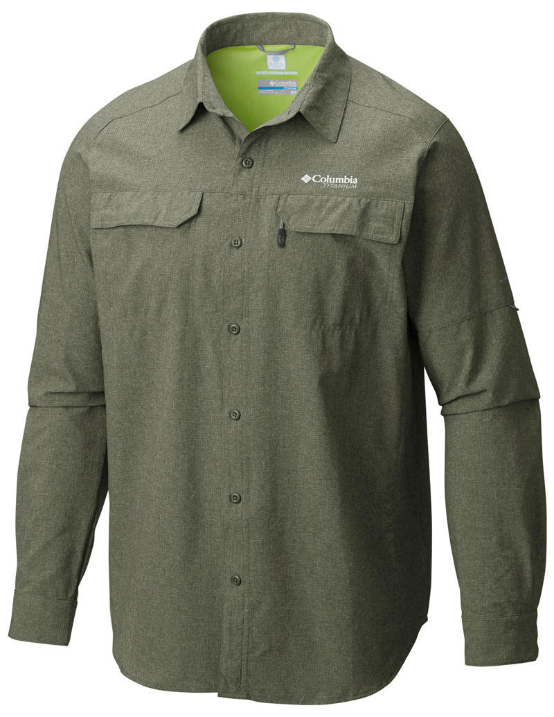 Columbia Men Green Irico Mens Long Sleeve Shirt