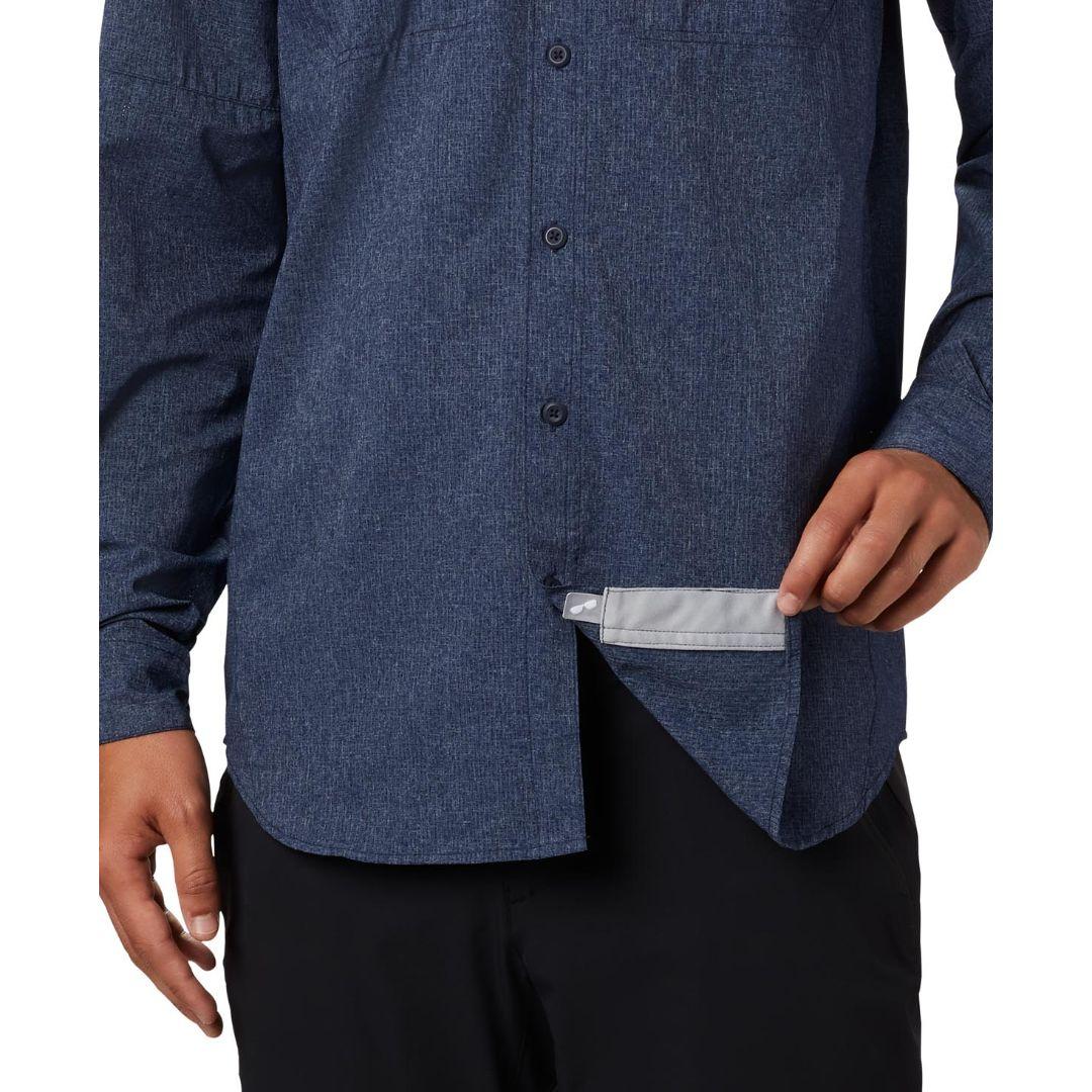 Columbia Men Blue Irico Mens Long Sleeve Shirt