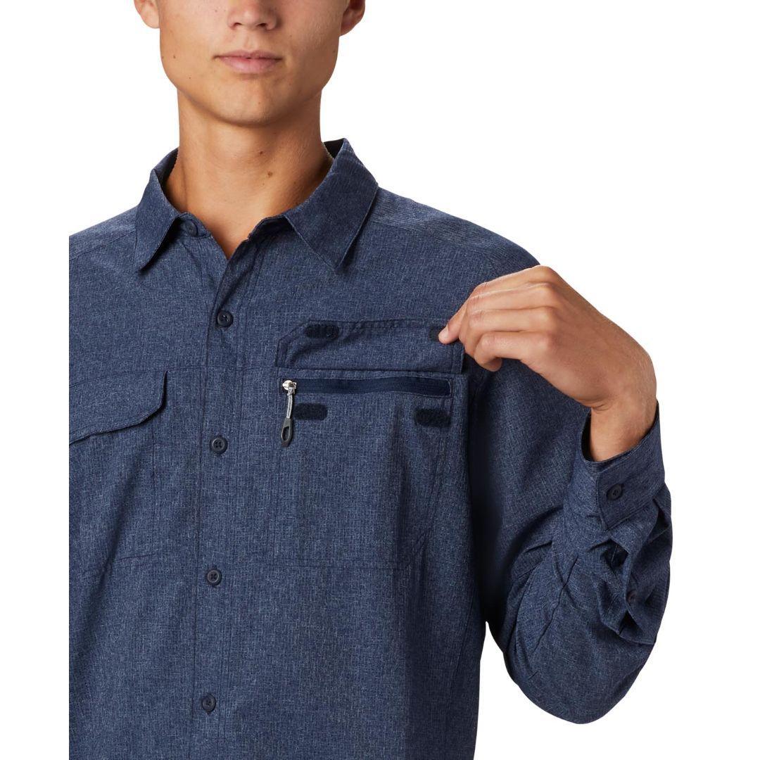 Columbia Men Blue Irico Mens Long Sleeve Shirt