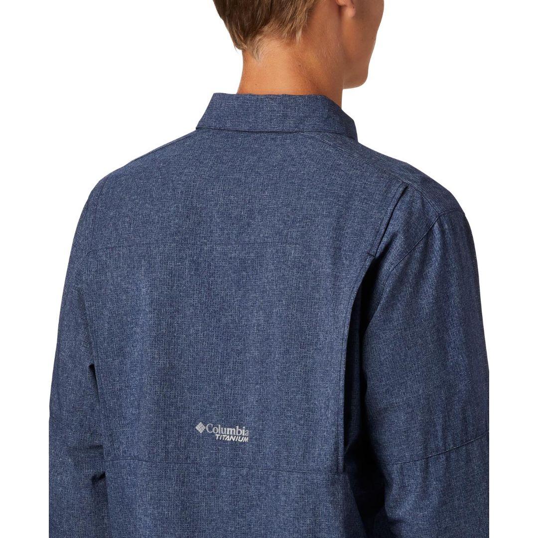 Columbia Men Blue Irico Mens Long Sleeve Shirt