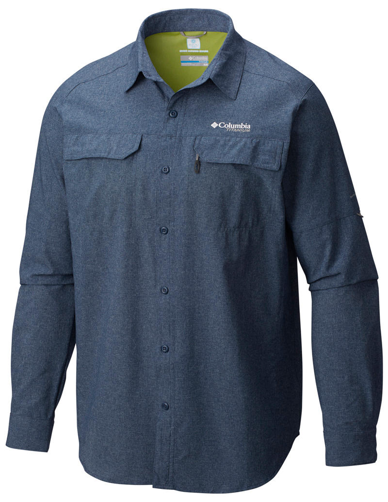 Columbia Men Blue Irico Mens Long Sleeve Shirt