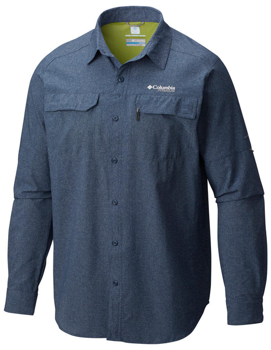 Columbia Men Blue Irico Mens Long Sleeve Shirt