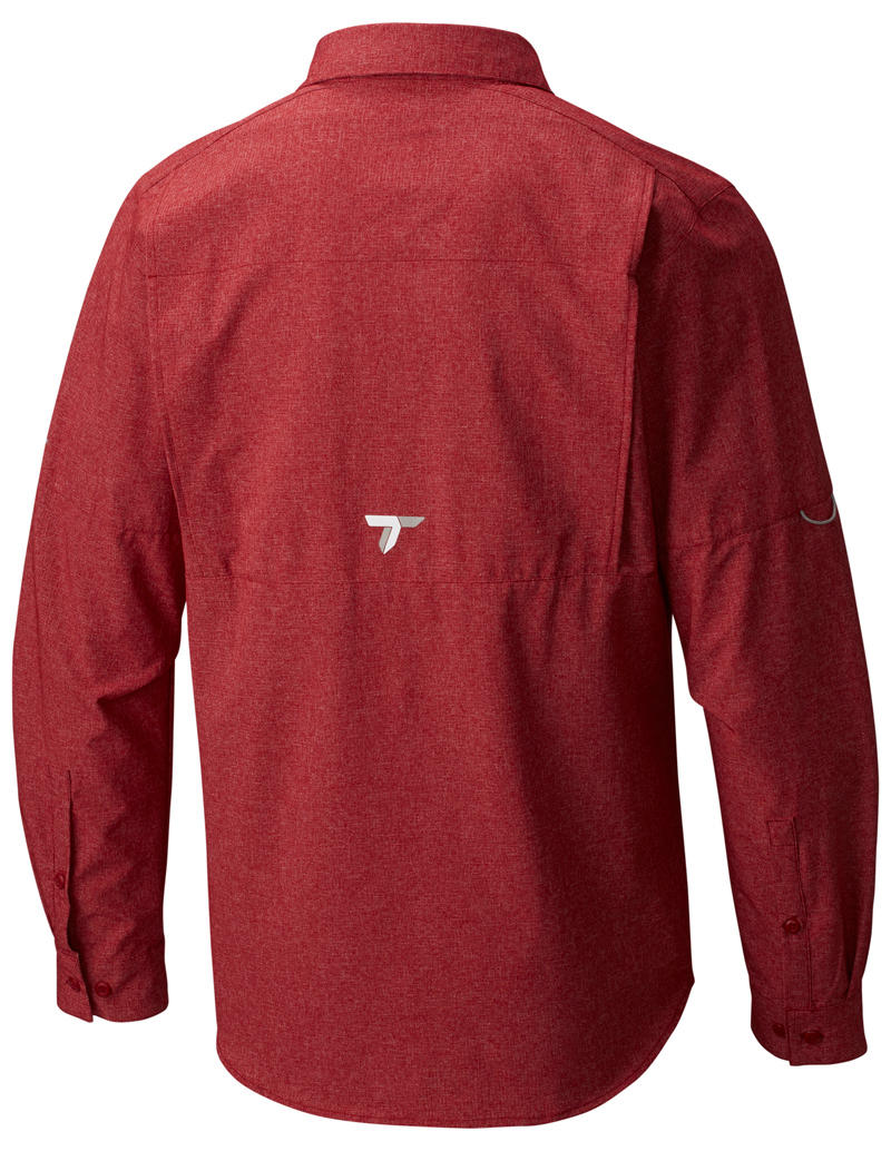 Columbia Men Red Irico Mens Long Sleeve Shirt