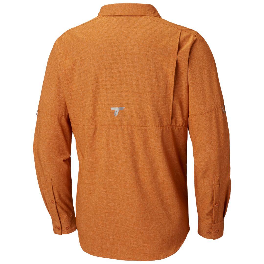 Columbia Men Orange Irico Mens Long Sleeve Shirt