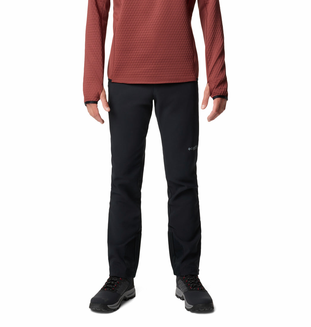 Columbia Men Black Omni-Heat Inifnity Vast Canyon Softshell Pant (Plus Size)