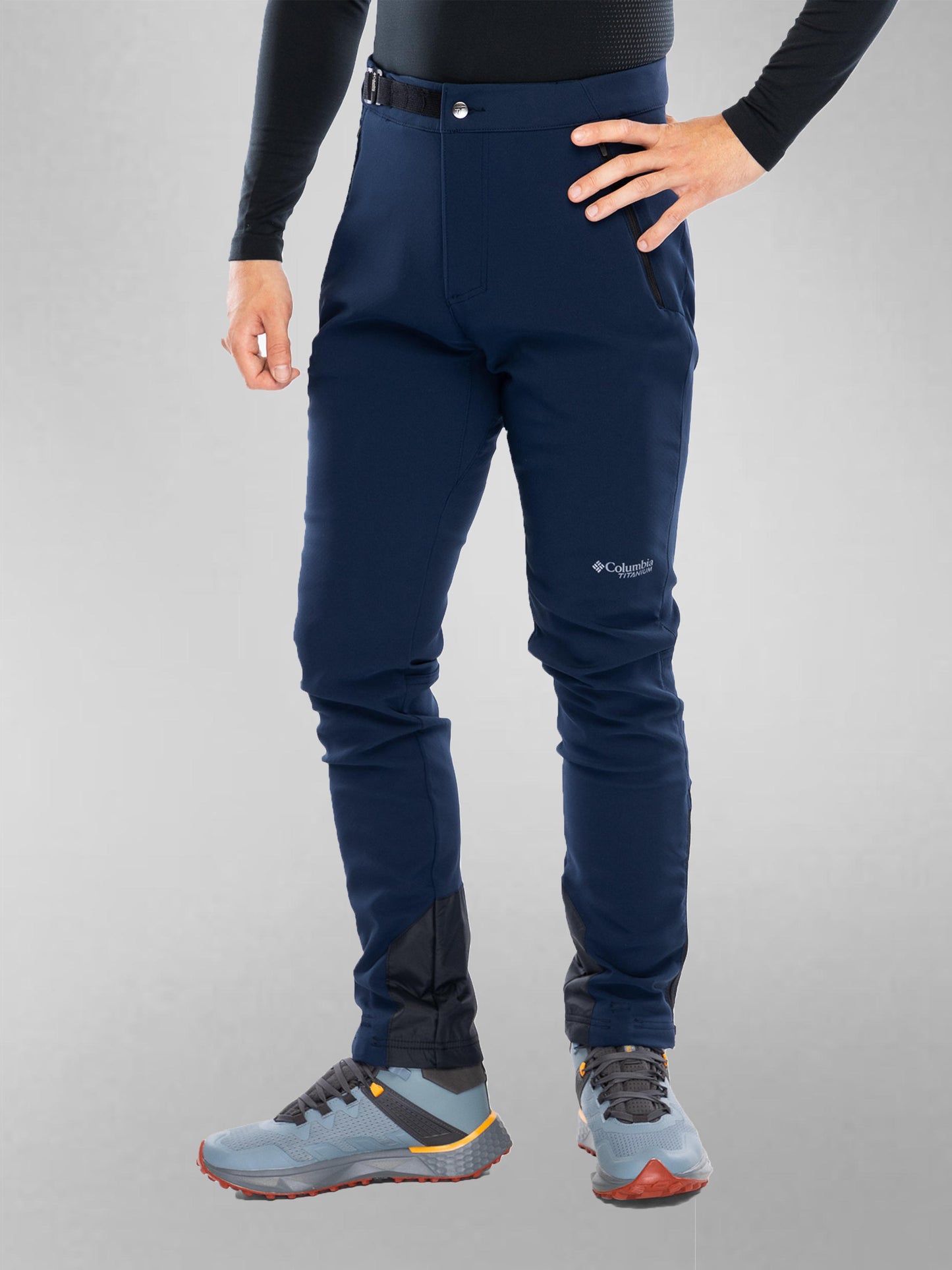 Columbia Mens Blue Vast Canyon Omni-Heat Infinity Softshell Pant